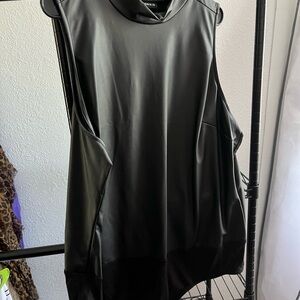 Black Sleeveless Bodysuits